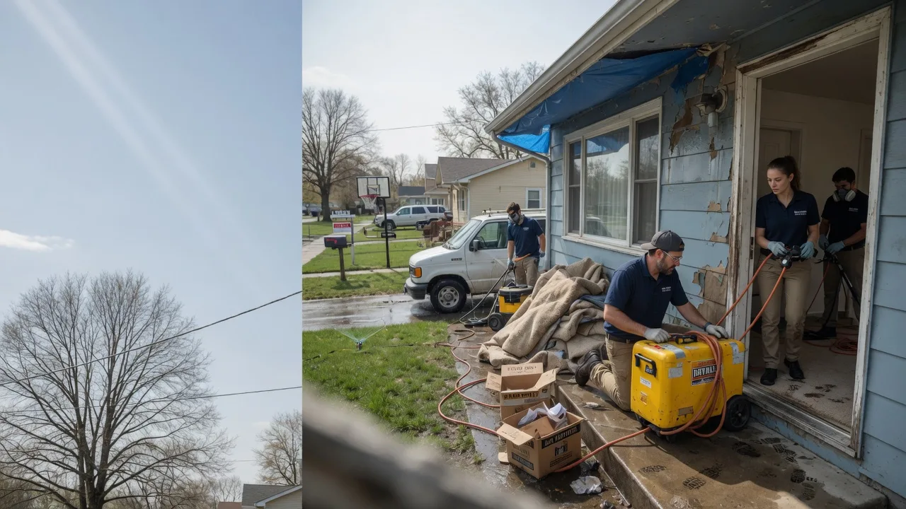 Basement Flood Cleanup in Okeana, OH near me